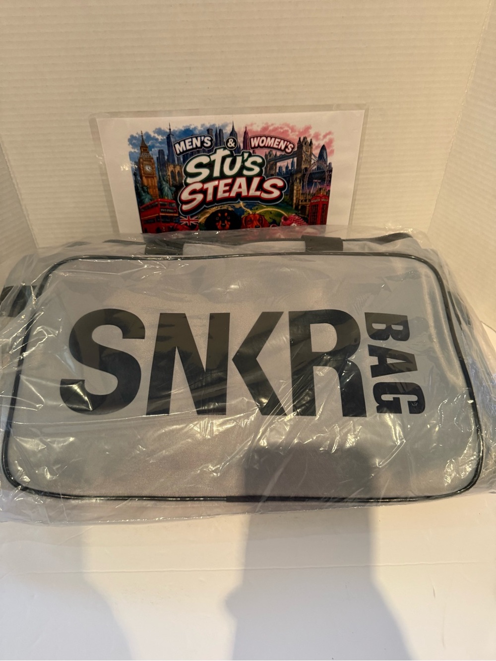 SNKR Bag  Shoe Storage Tote - Gray